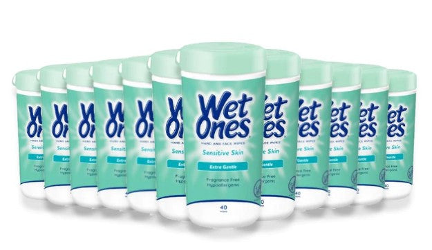 Wet Ones Sensitive Skin - 40ct/12pk