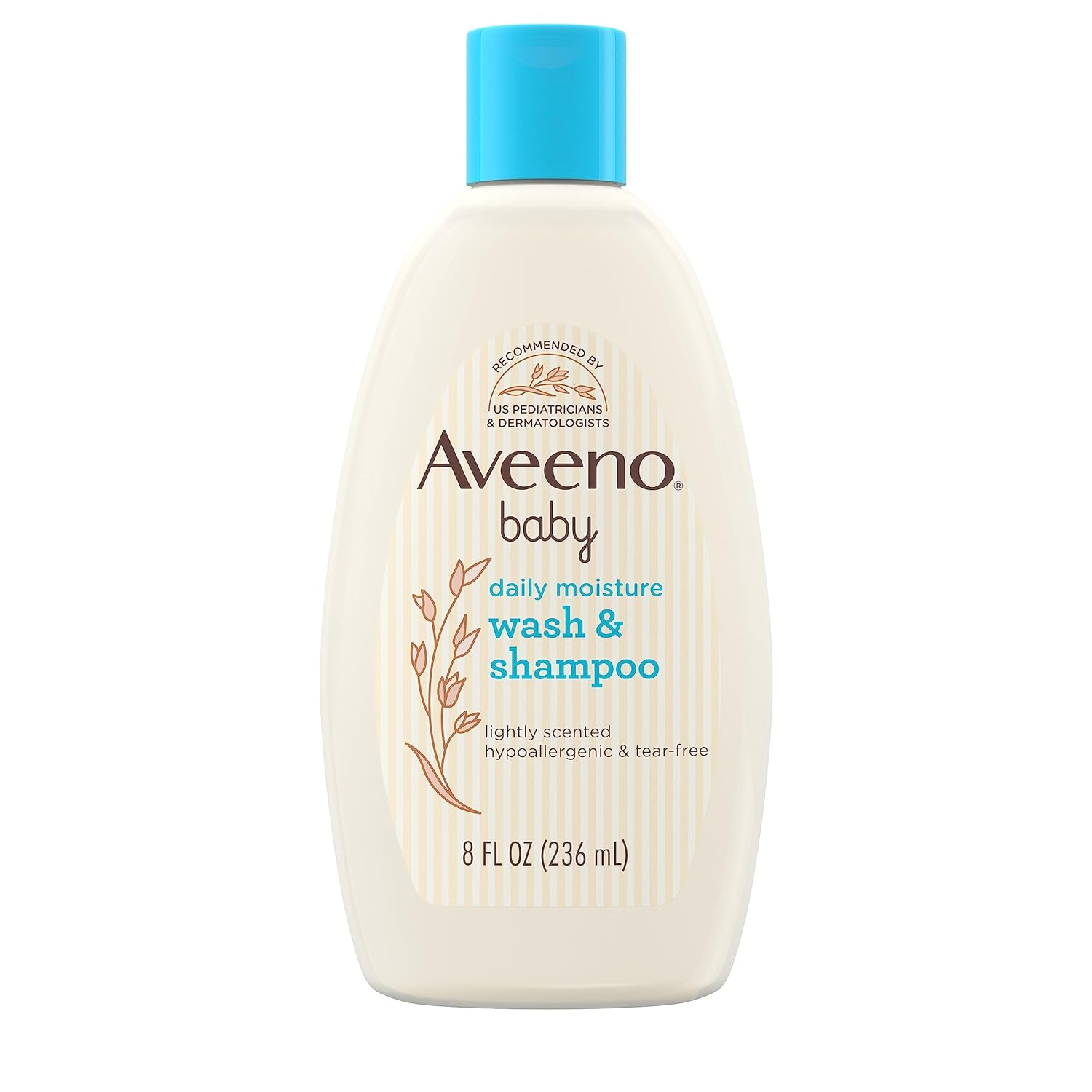 Aveeno Baby Wash & Shampoo Light Scented - 8oz/24pk