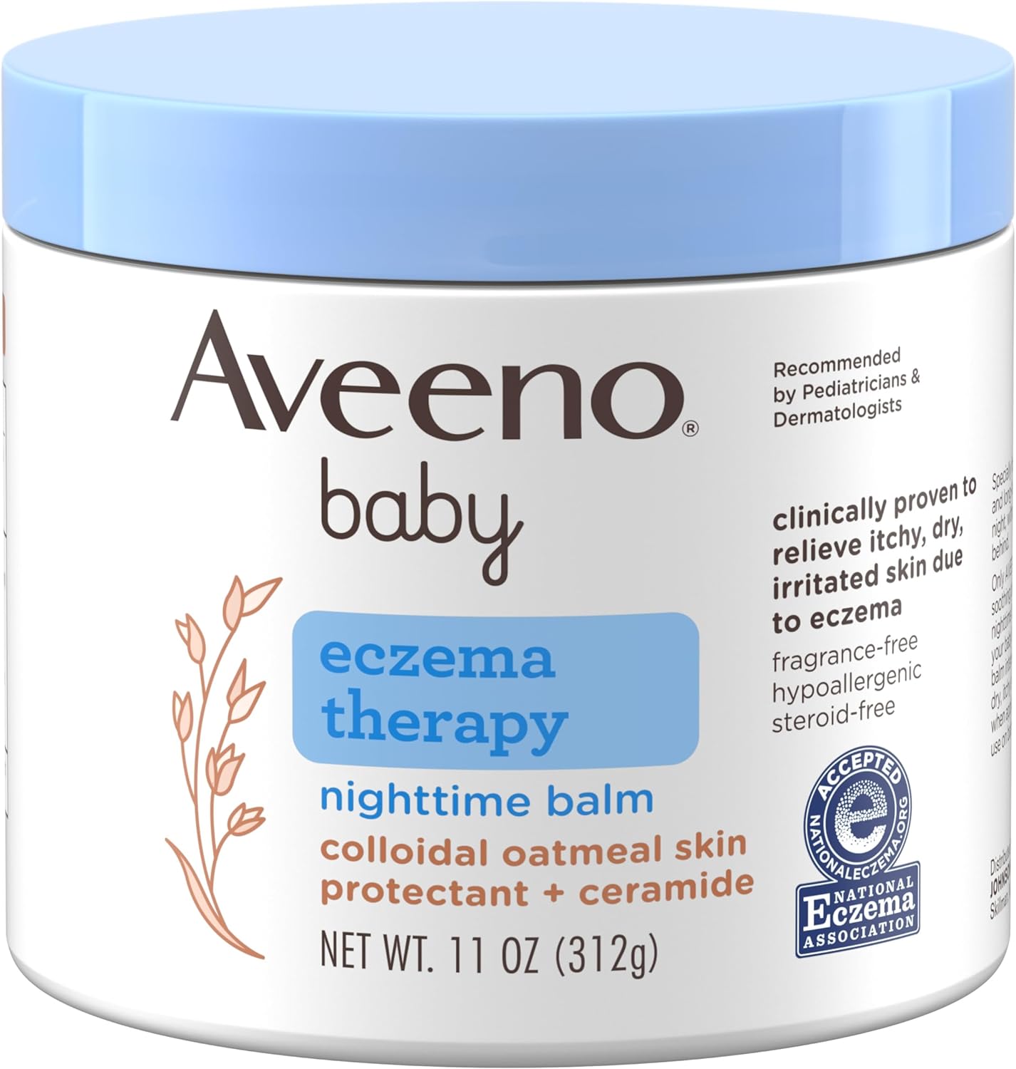Aveeno Baby Eczema Therapy Night Time Balm - 11oz/12pk