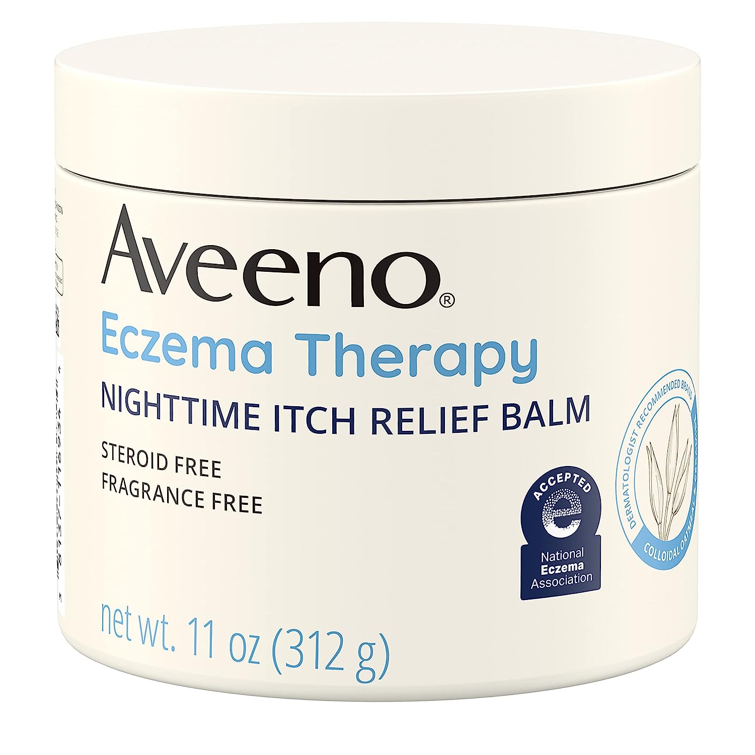 Aveeno Eczema Therapy Night Time Itch Relief Balm - 11oz/12pk