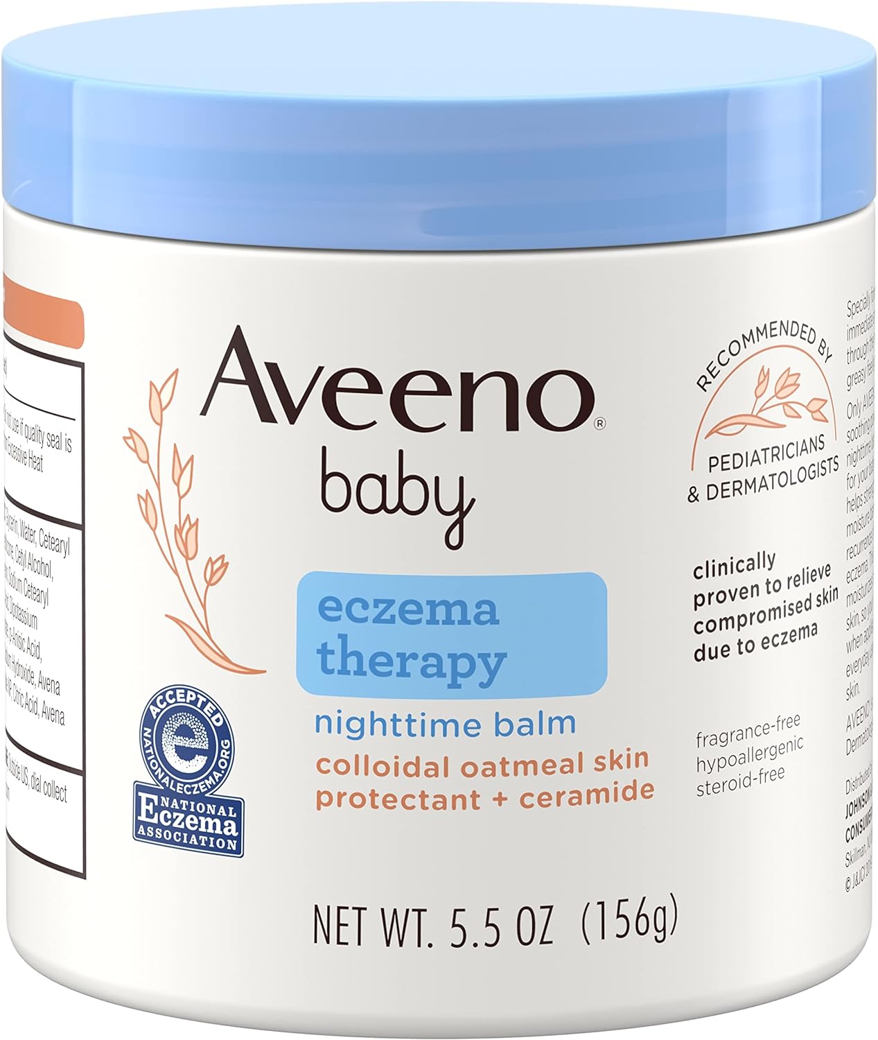 Aveeno Baby Eczema Therapy Night Time Balm - 5.5oz/12pk