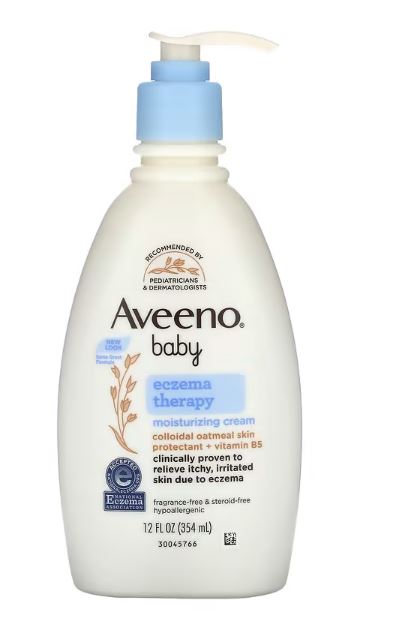 Aveeno Baby Eczema Therapy Moisturizing Cream - 12oz/12pk