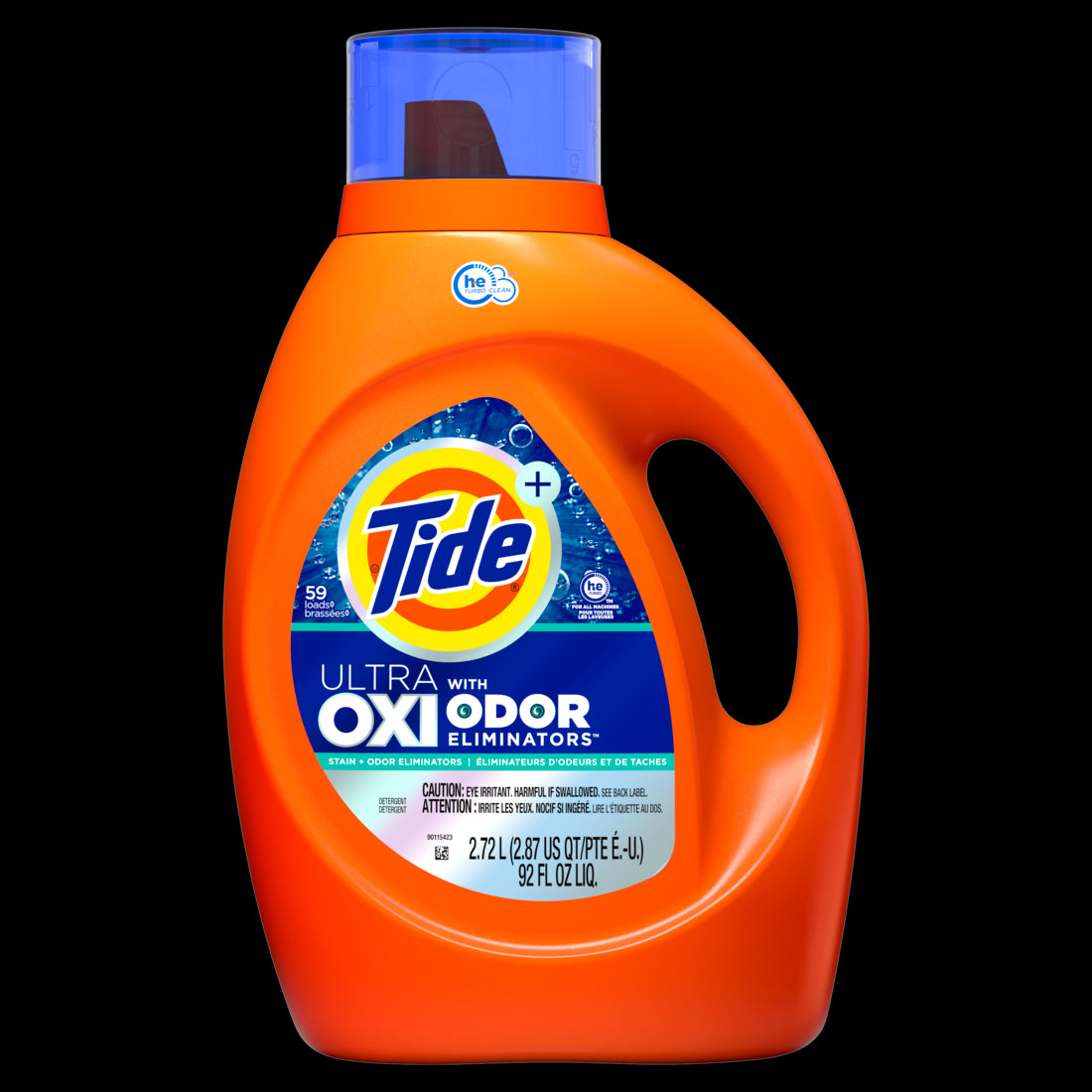 Tide Ultra OXI with Odor Eliminators Liquid Laundry Detergent - 92oz/4pk