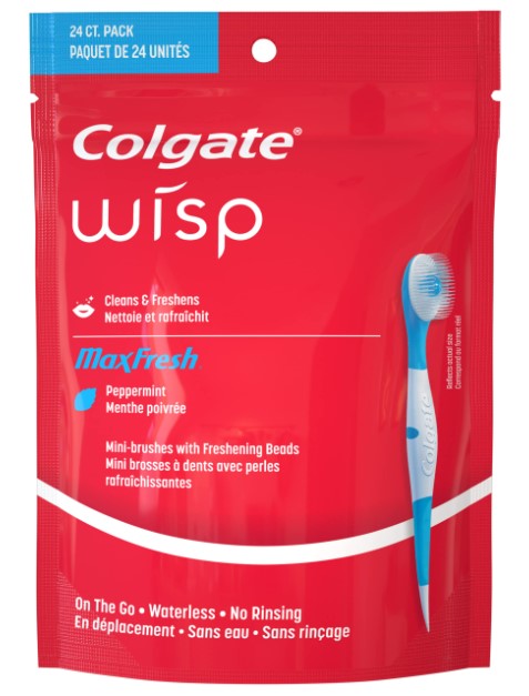 Colgate Wisp Max Fresh Peppermint - 24ct/4pk