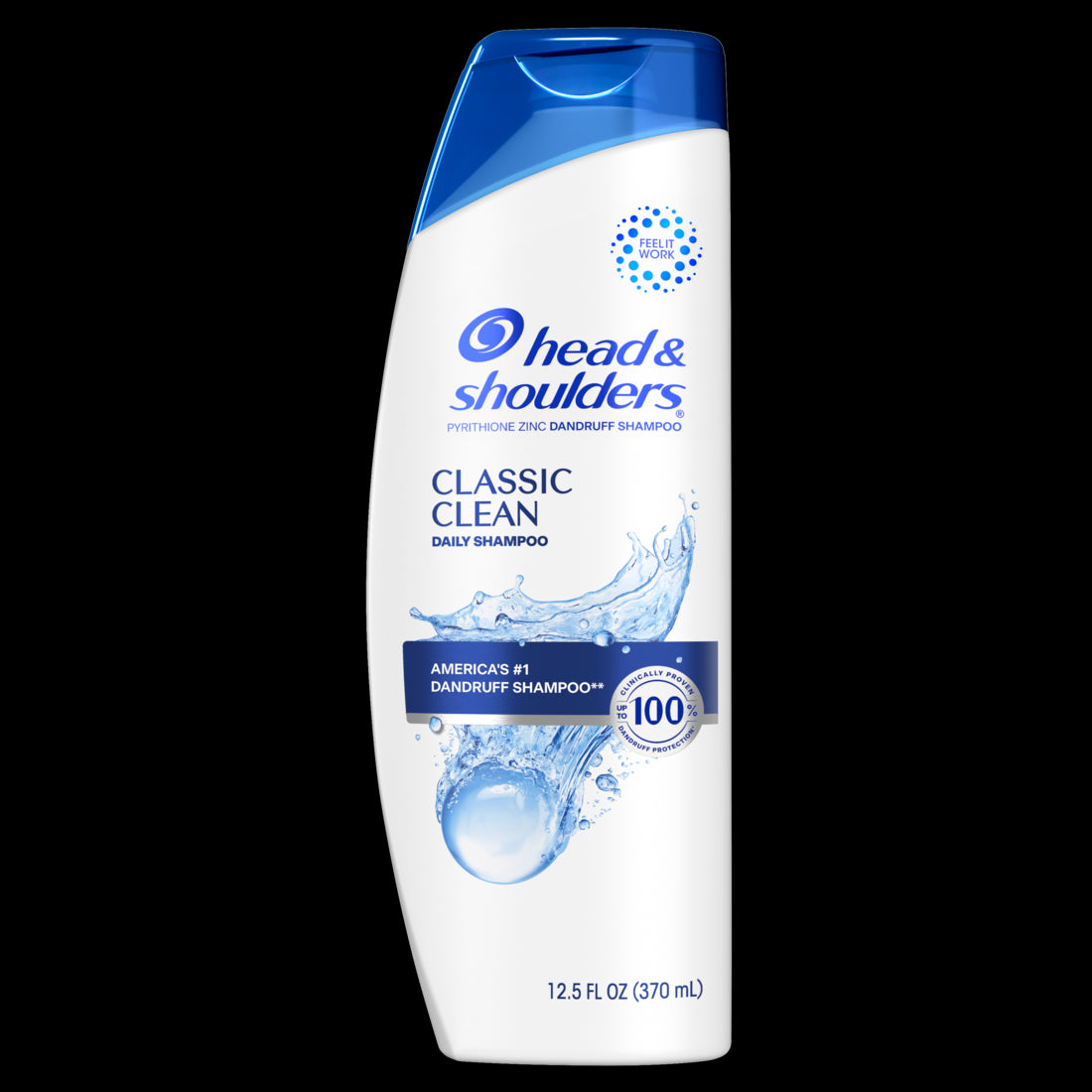 Head and Shoulders Dandruff Shampoo Anti-Dandruff Treatment Classic Clean for Daily Use -12.5 oz/6pk
