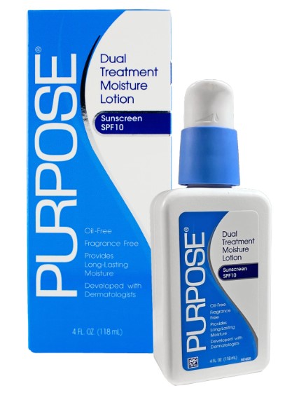 Purpose Dual Treatment Moisture Lotion SPF 10 - 4oz/12pk