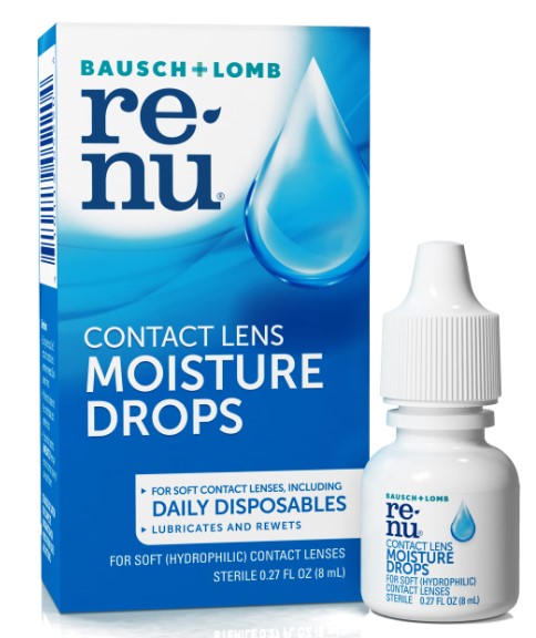 Renu Contact Lens Moisture Drops - 0.27oz/2ct/24pk