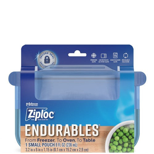 Ziploc Endurables Small Pouch 1 Cup - 8oz/8pk