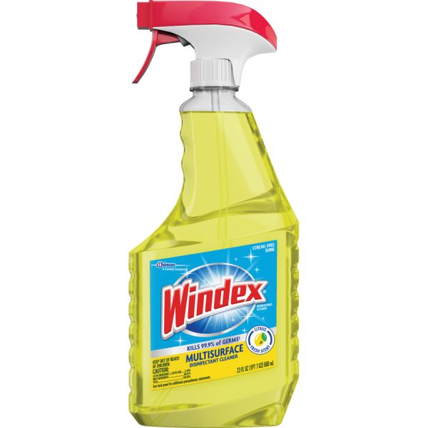 Windex Multi-Surface Citrus Trigger - 32oz/8pk