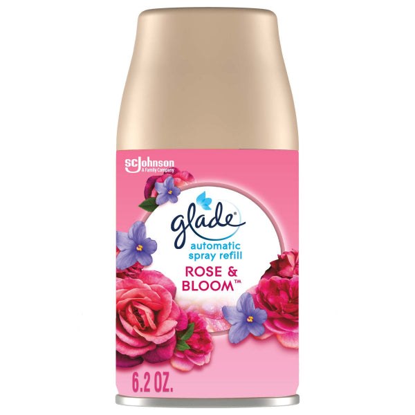 Glade Automatic Spray Refill Rose & Bloom - 6.2oz/6pk