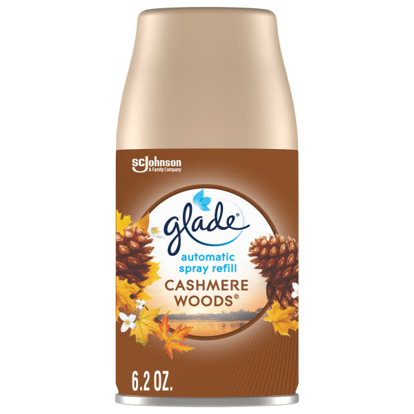 Glade Automatic Spray Refill Cashmere Woods - 6.2oz/6pk