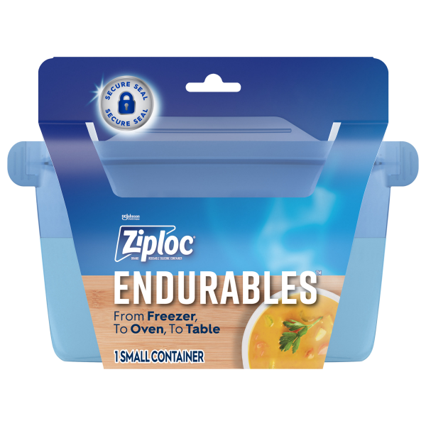 Ziploc Endurables Small Container 2 Cups (16oz) - 1ct/4pk
