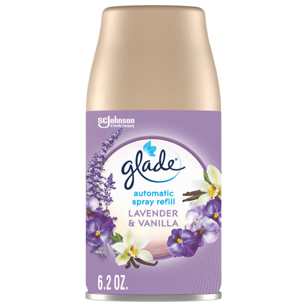 Glade Automatic Spray Refill Lavender & Vanilla - 6.2oz/6pk