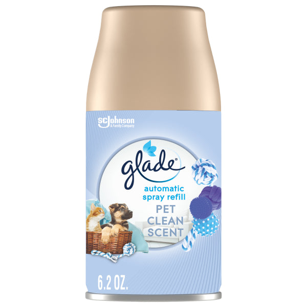 Glade Automatic Spray Refill Pet Clean Scent - 6.2oz/6pk