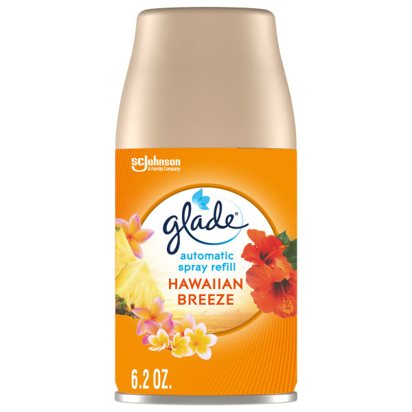 Glade Automatic Spray Refill Hawaiian Breeze - 6.2oz/6pk