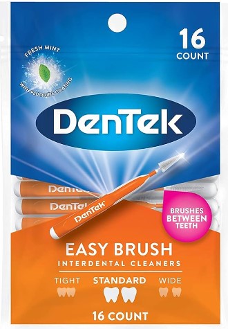 Dentek Easy brush Interdental Cleaners Standard - 16ct/36pk