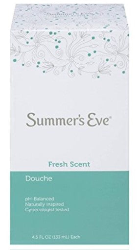 Summer's Eve Cleansing Douche Fresh Scent -4.5oz/12pk