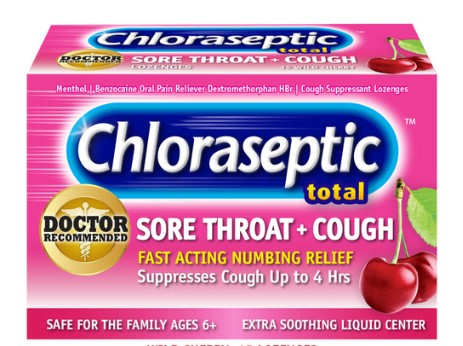 Chloraseptic Lozenges Wild Cherry  Regular- 18ct/36pk