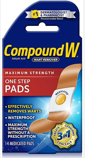 Compound W Adult First Aid Pad -14ct/12pk