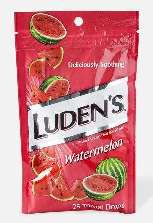 Luden's Watermelon Soothing Throat Drops - 25ct/12pk