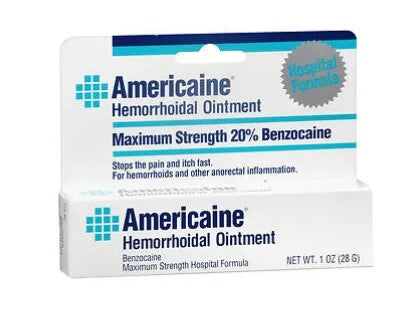 Americaine Hemorrhoidal Ointment - 1oz/24pk