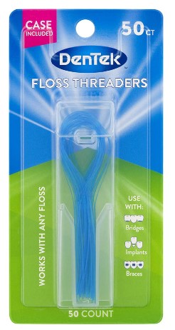 Dentek Floss Threader - 50ct/36pk