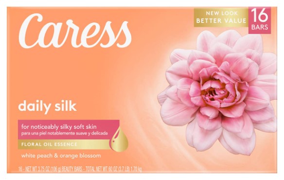 Caress Daily Silk bar Soap - 3.75oz/16ct/6pk