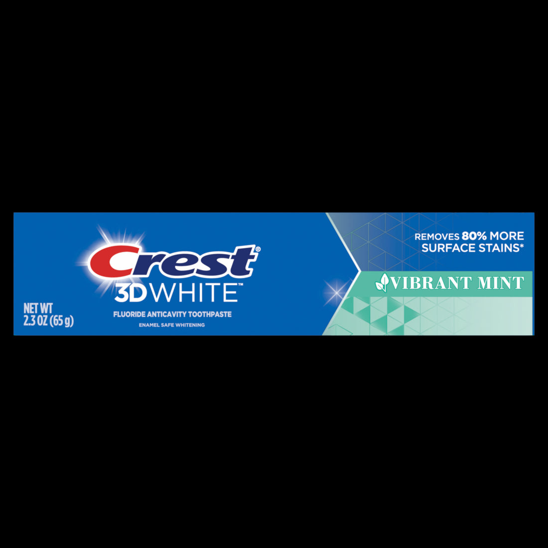 Crest 3D White Teeth Whitening Toothpaste Vibrant Mint - 2.3oz/24pk