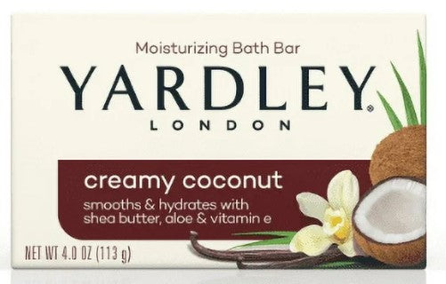 Yardley Creamy coconut Bar Soap - 4oz/24pcs