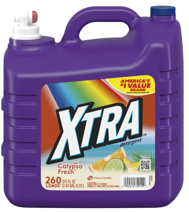 XTRA Liquid Laundry Detergent Calypso Fresh-132oz/2pk