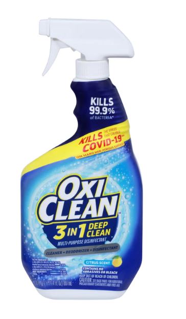 OxiClean 3ini Deepclean Multipurpoe Disinfectant - 30oz/8pk