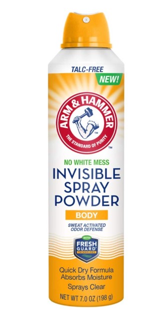 Arm & Hammer Invisible Body Powder - 7oz/12pk