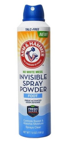Arm and Hammer Invisible Foot Powder - 7oz/3pk