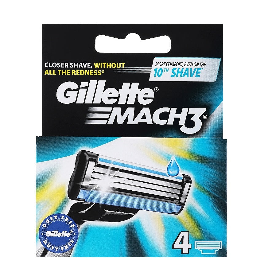 Gillette Mach3 Blade Refills - 4ct/10pk (400 PCS)