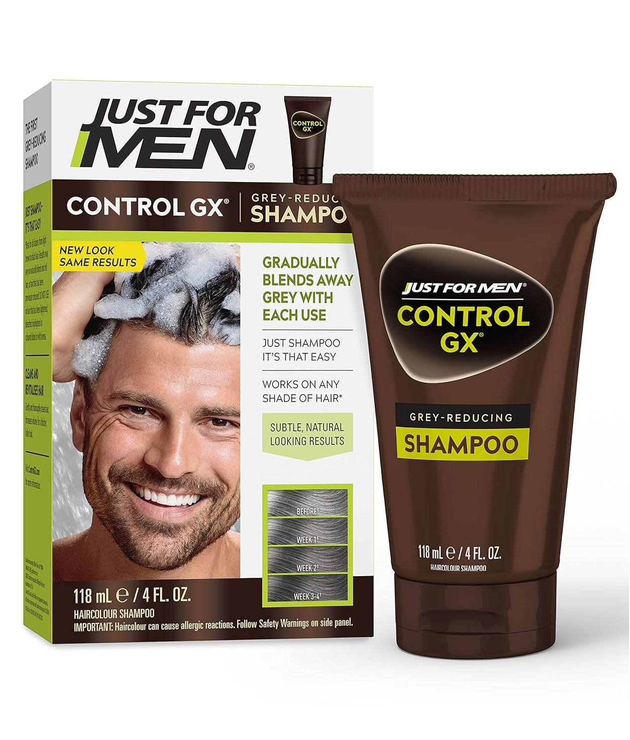 Just For Men Control GX Grey Reducing Shampoo - 4oz/3pk