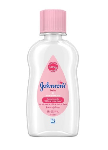 Johnsons Baby Oil (89ml) - 3oz/8pk