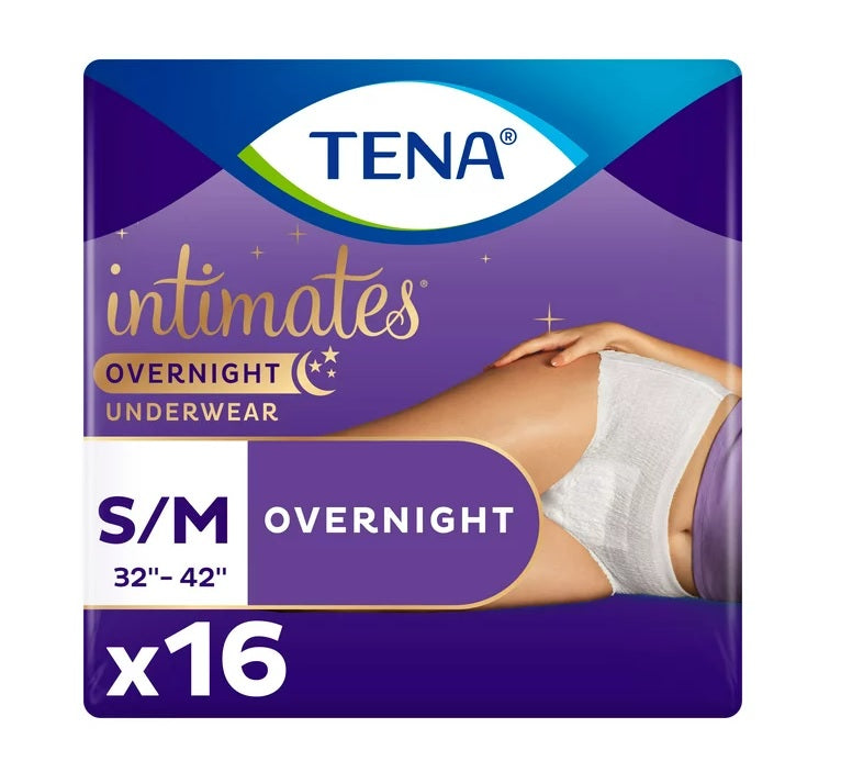 Tena Overnight Small/Medium Underwear - 16ct/4pk