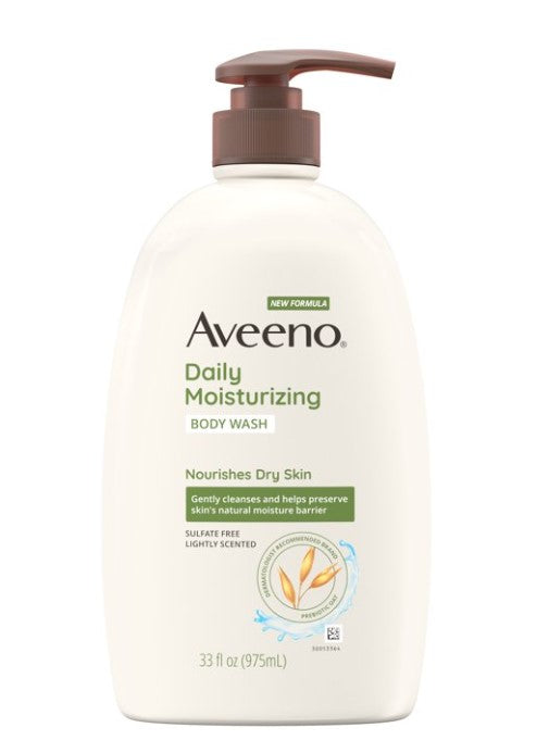 Aveeno Daily Moisturizing Body Wash Dry Skin Light Scented - 33oz/6pk