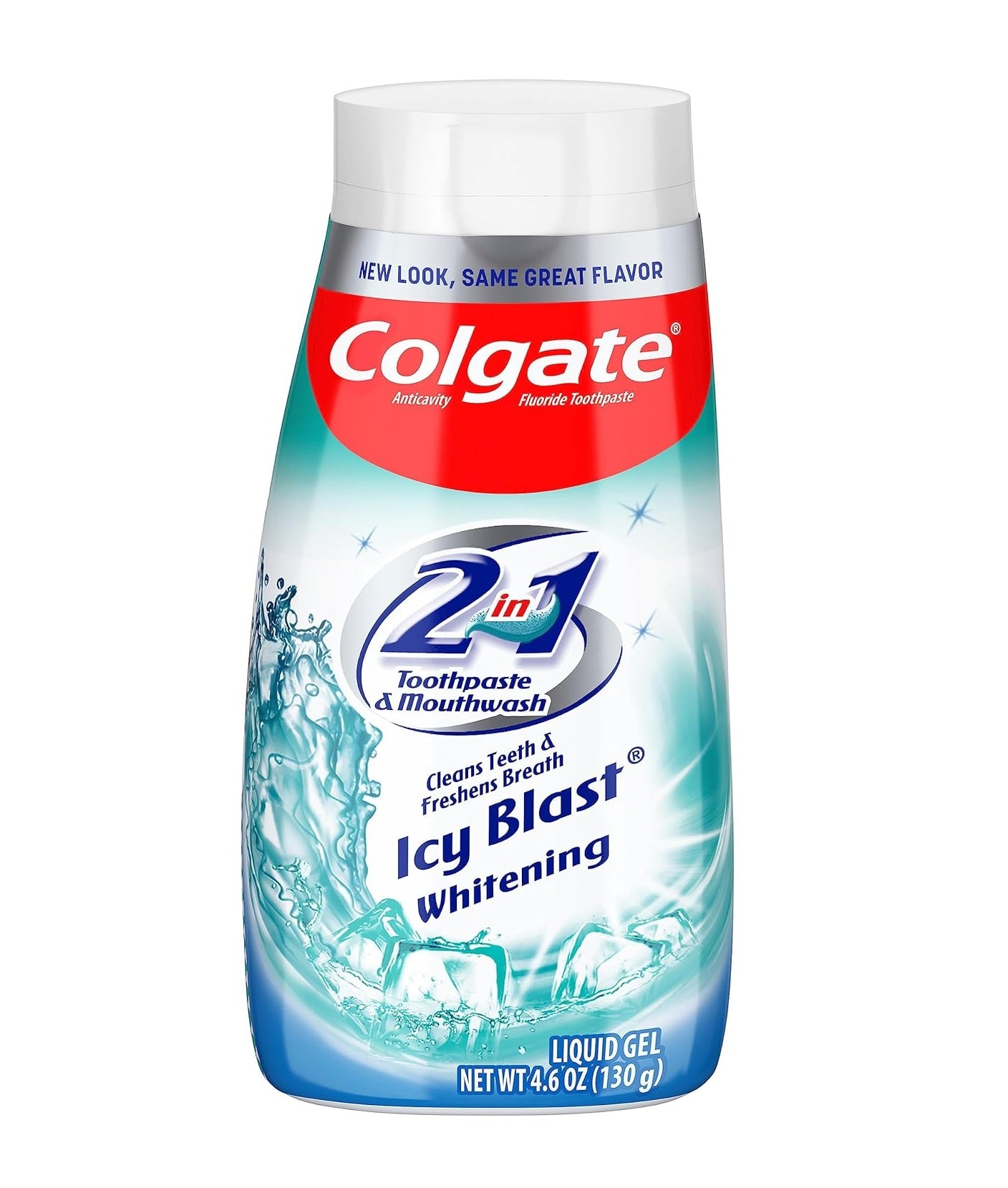 Colgate 2-in-1 Toothpaste & Mouthwash Icy Blast Whitening - 4.6oz/12pk