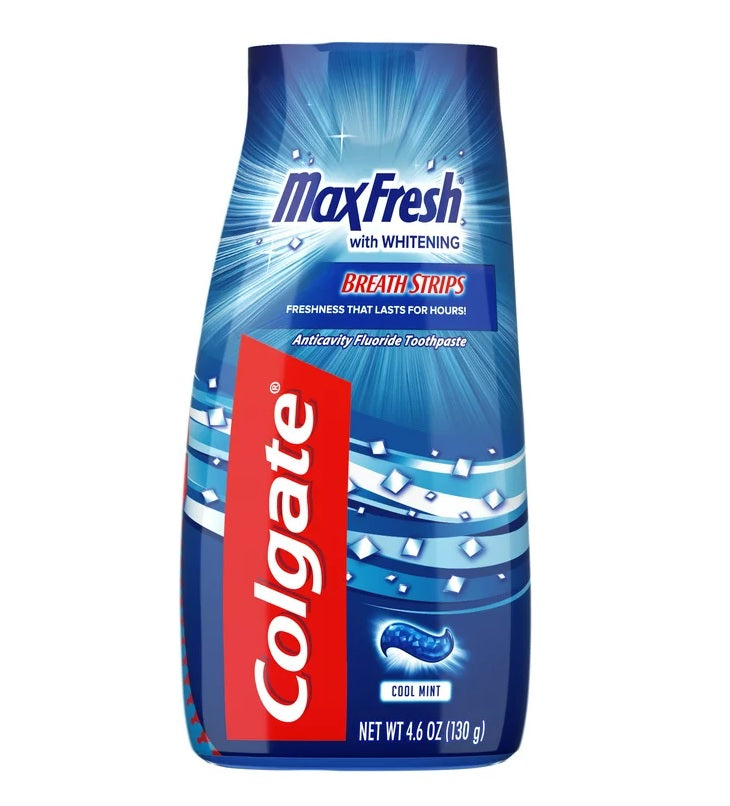Colgate 2-in-1 Max Fresh Toothpaste and Mouthwash Cool Mint - 4.6oz/12pk