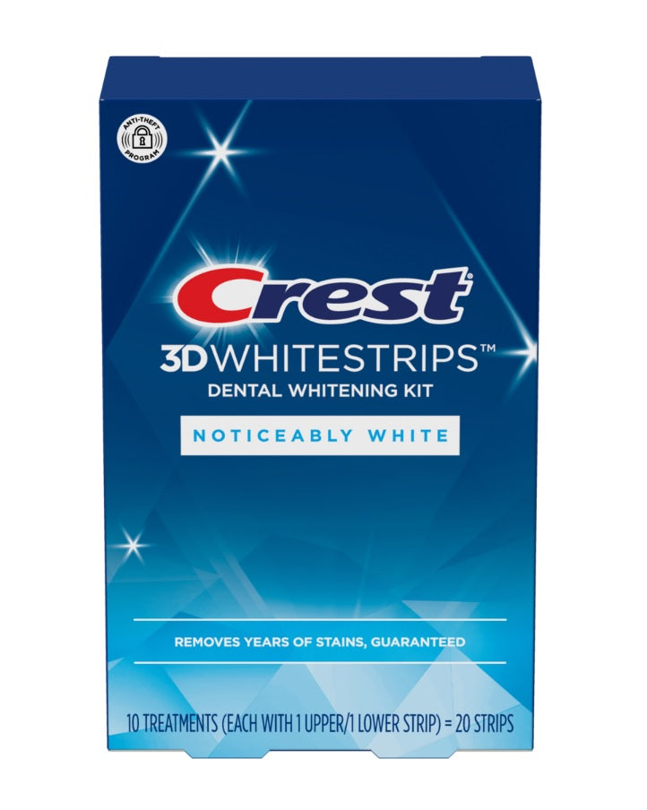 Crest 3D Whitestrips Noticeably White - 10ct/8pk