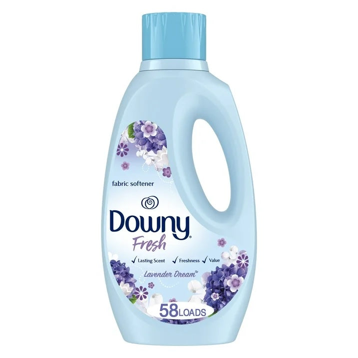 Downy Fresh Liquid Fabric Softener Lavender Dream 58 Loads - 50oz/6pk