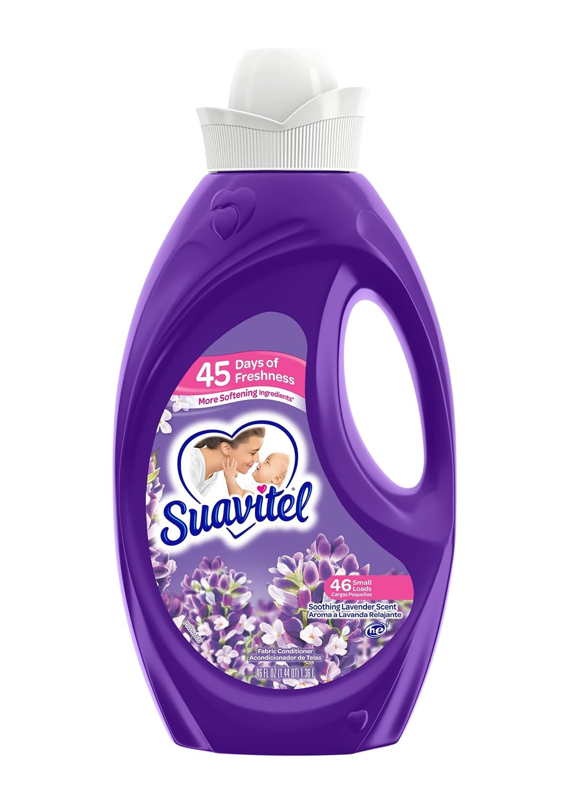 Suavitel Fabric Softener Soothing Lavender - 46oz/6pk