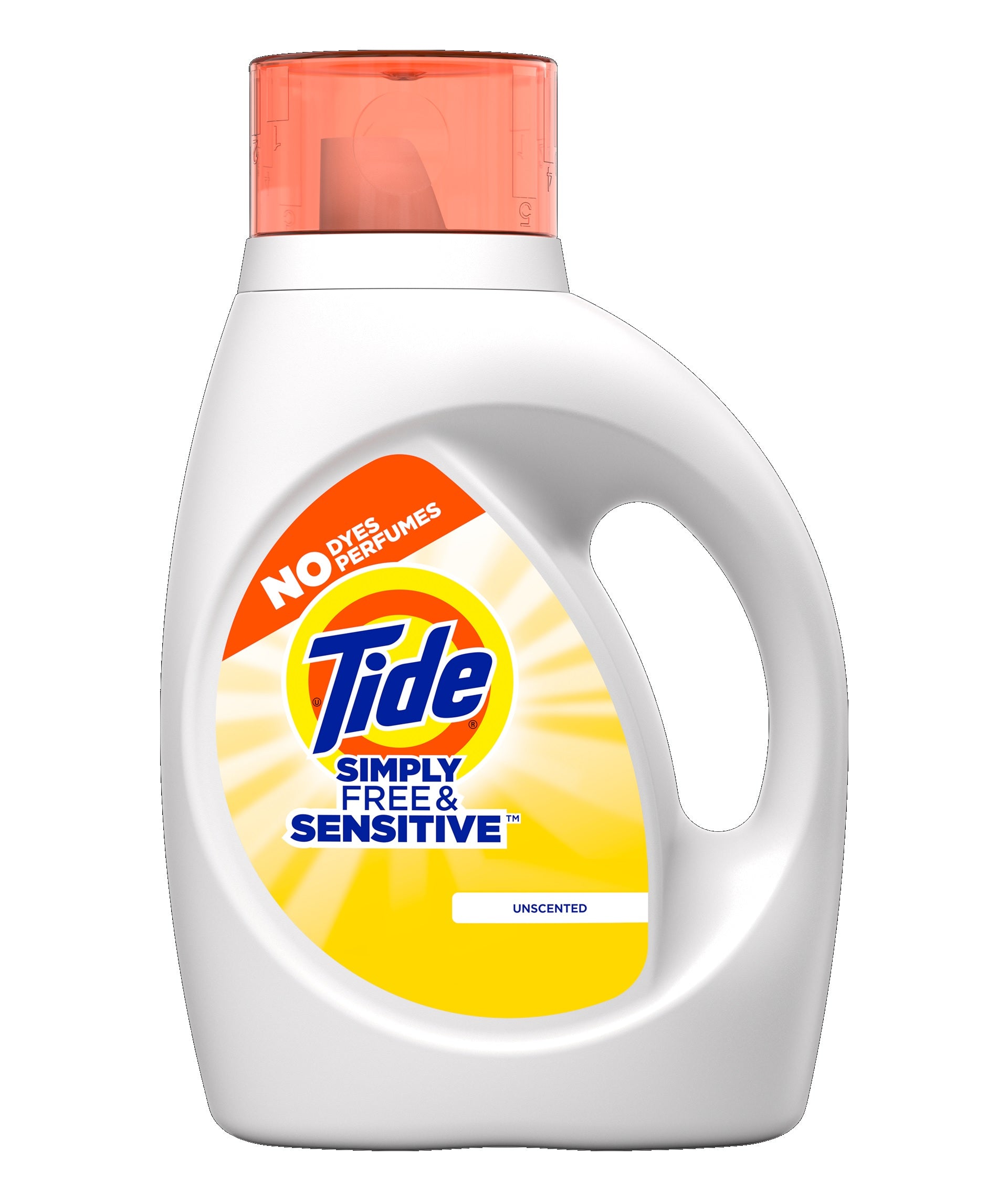 Tide HE Simply Liquid Laundry Detergent Free & Sensitive 24 Loads - 32oz/6pk