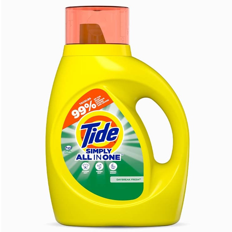 Tide Simply Liquid Laundry Detergent Daybreak Fresh 24 Loads - 32oz/6pk