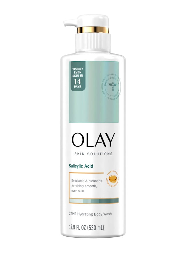 Olay Skin Solutions Body Wash with Salicylic Acid - 17.9oz/4pk