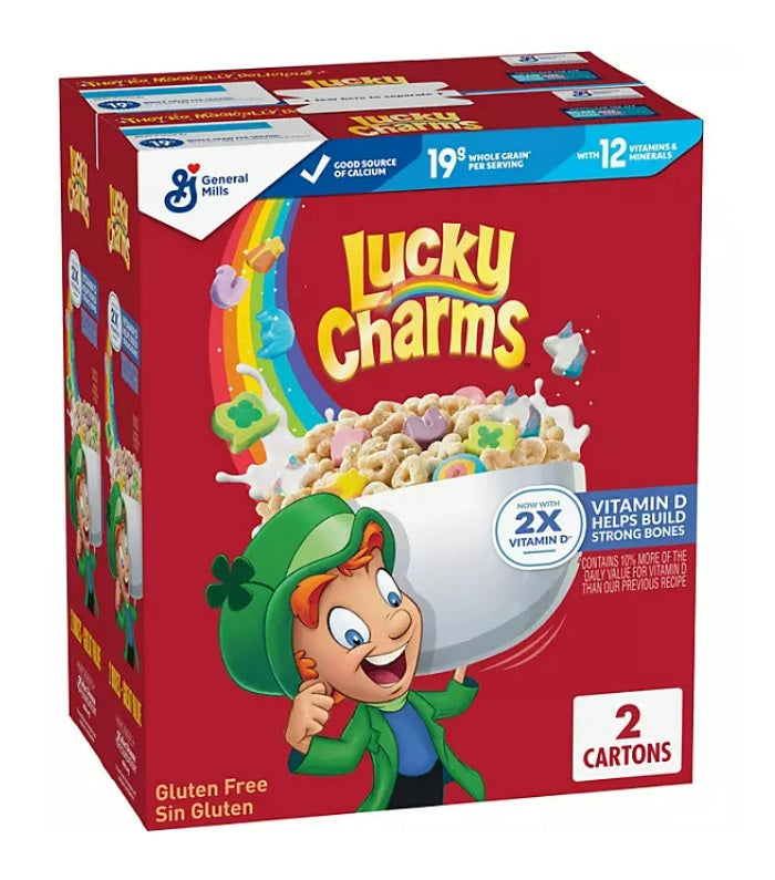 General Mills Cereal Lucky Charms - 23oz/2pk