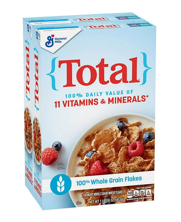 General Mills Total Whole Grain Cereal - 32oz/2pk