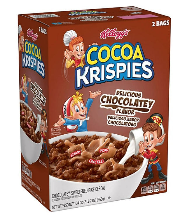 Kellogg's Cocoa Krispies Cereal - 34oz/2pk