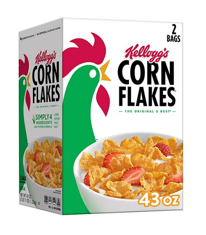 Kellogg's Corn Flakes - 43oz/2pk